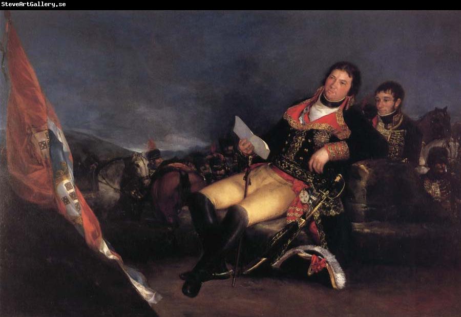 Francisco Goya Godoy as Commander in the War of the Oranges